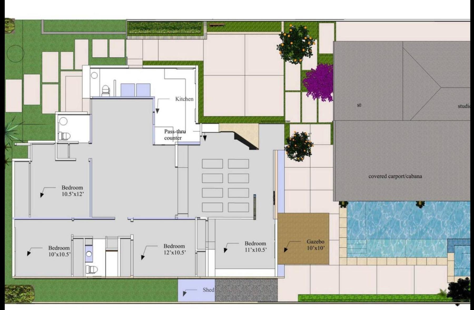 Oasis With Pool And Music Studio By Benvenu Los Angeles Eksteriør bilde